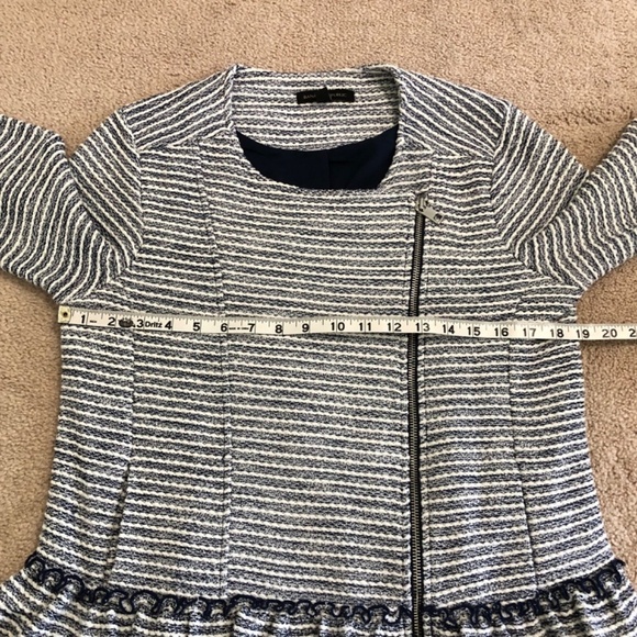 Banana Republic Tweed Moto Jacket Size 8 - Picture 15 of 16